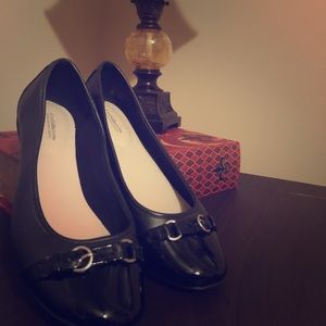 Size 10 wide black dress shoes